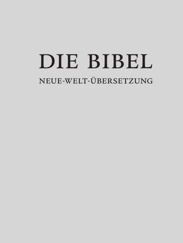 Neue-Welt-Übersetzung Cover BibelBerater