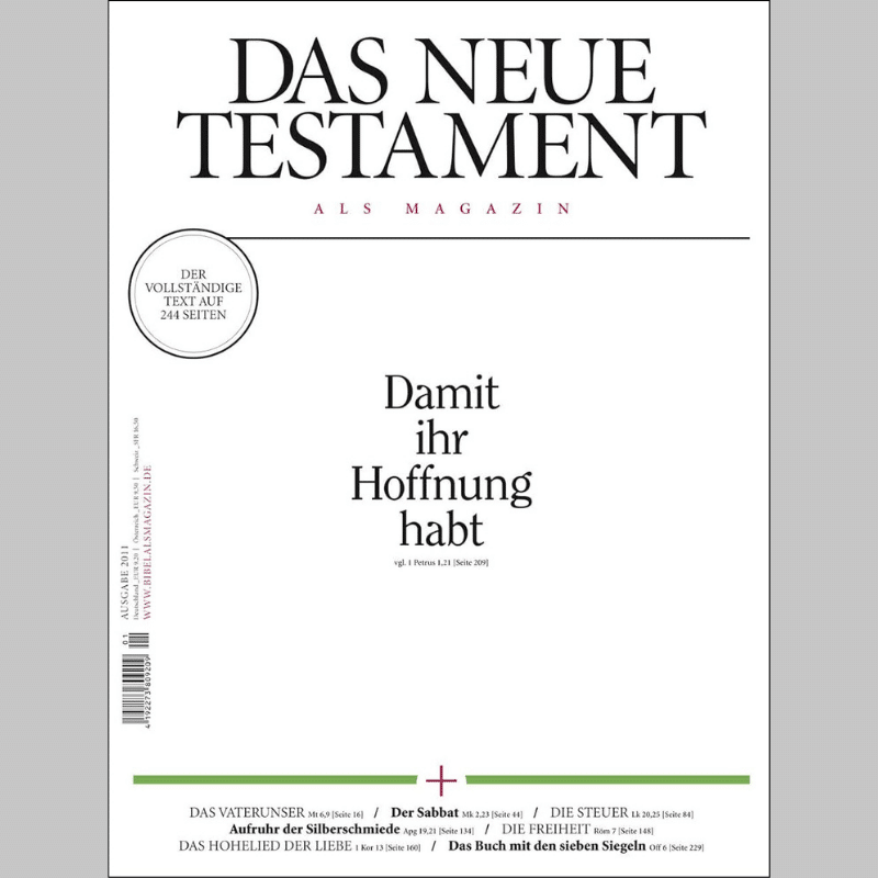 Cover vom Neues Testament Magazin